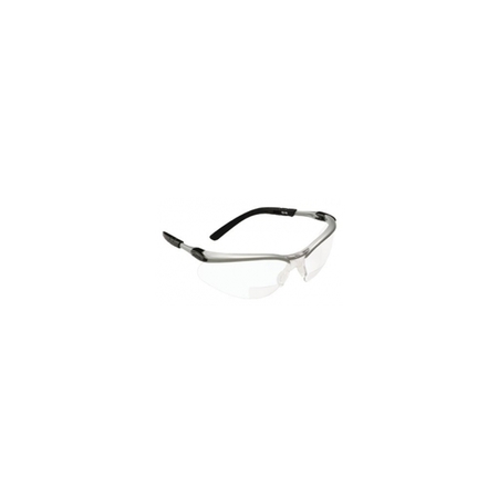 3M BX Reader Protective Eyewear Silver+2.0 Diopter 11375